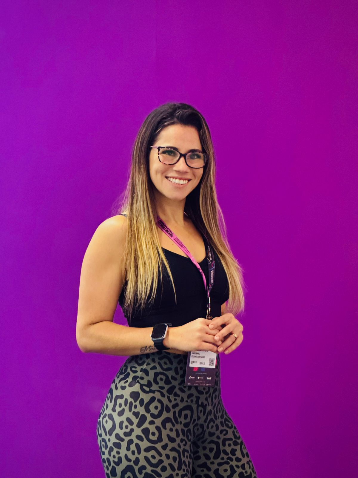 Brenda, instrutora de fitness